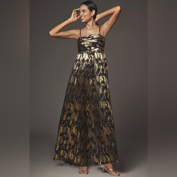 Hutch Dresses & Skirts - Hutch Mabel Foil Pleated Jumpsuit